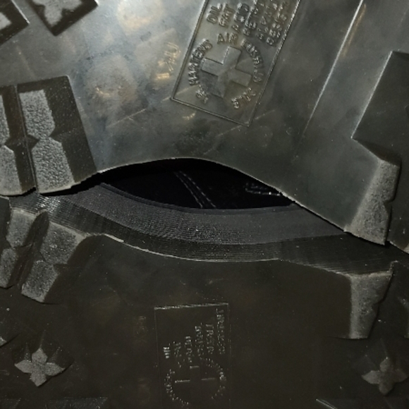 Dr. Martens Black Combat Boots - Picture 6 of 7